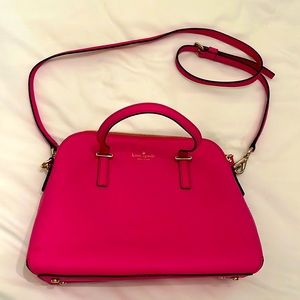 Kate Spade Fushia Leather Handbag